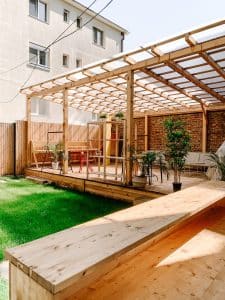 construction pergola brico dépôt