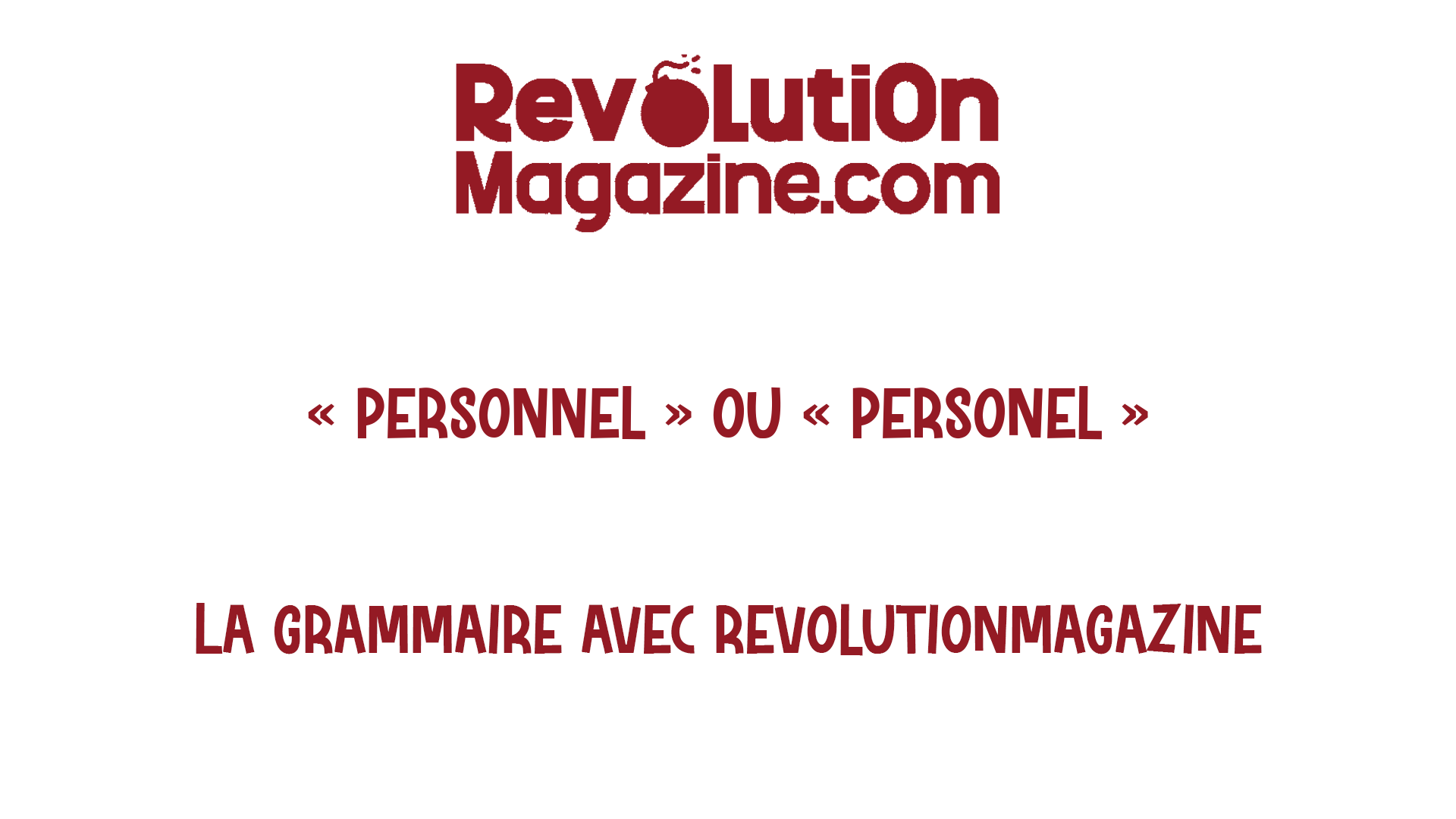 Dit-on « personnel » ou « personel » ? La grammaire correcte !