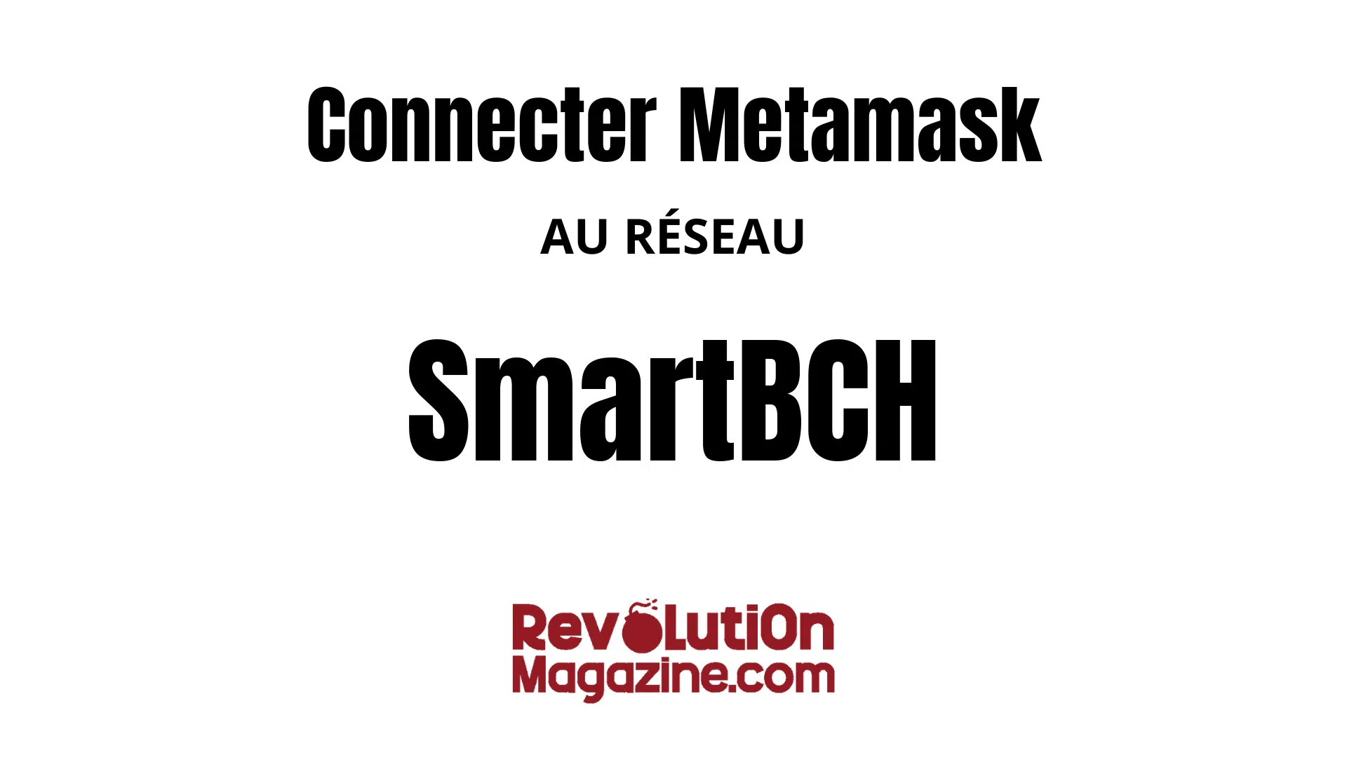 Comment ajouter le réseau SmartBCH Mainnet à votre Metamask ?