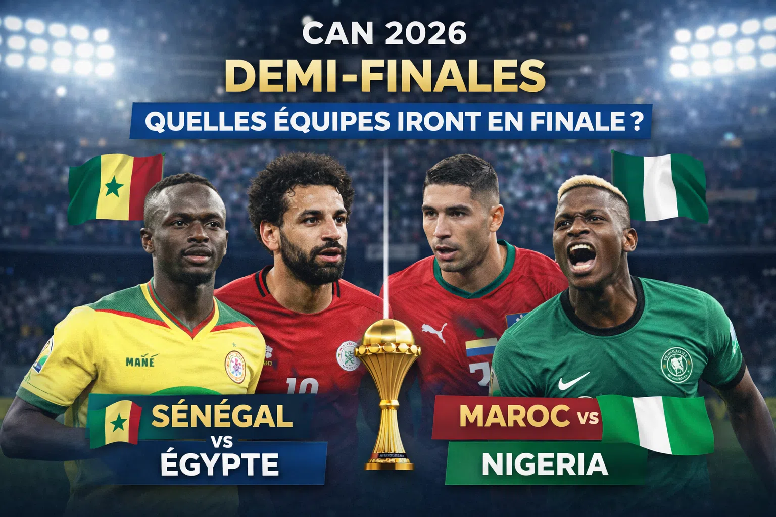 CAN 2026 : les demi-finales sous haute tension, qui peut vraiment aller au bout ?