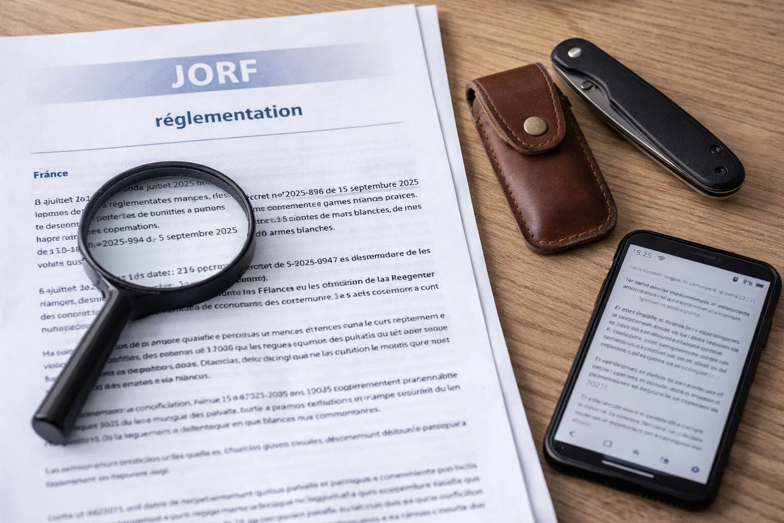 Nouvelle loi sur les couteaux en France : ce qui change, et comment vérifier si vous êtes concerné