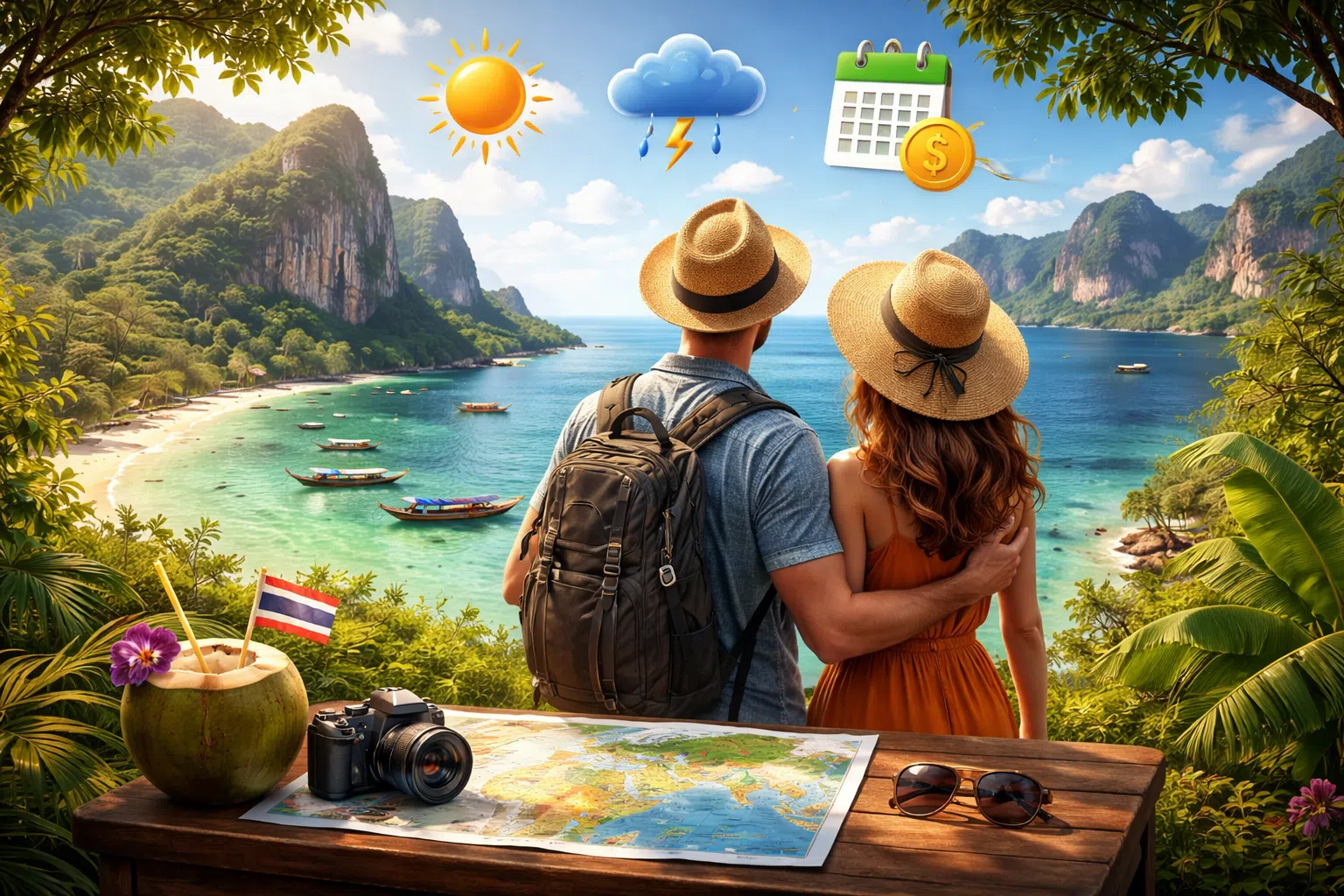 Quand partir en Thaïlande : la meilleure période selon la météo, les prix et les foules