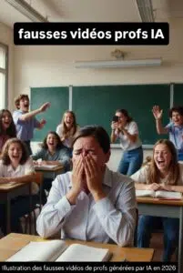 Fausses vidéos de profs qui craquent : l’IA fabrique la haine anti-immigrés en 2026