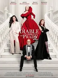 Affiche promotionnelle du film Le Diable s’habille en Prada 2 avec Miranda Priestly au centre