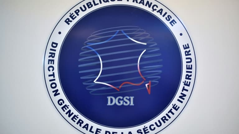 Logo de la Direction générale de la sécurité intérieure (DGSI), service français chargé du renseignement intérieur et de la lutte antiterroriste.