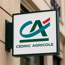 Enseigne détournée du Crédit Agricole affichant “Cédric Agricole”, en référence à la notification “Test cedric” reçue par plusieurs clients sur l’application bancaire.