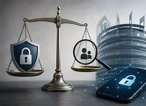 Cadenas métallique avec le drapeau de l’Union européenne posé sur un clavier d’ordinateur, illustrant le débat sur la surveillance numérique et la protection des messages privés.