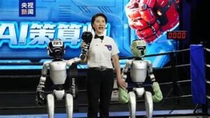 Combat de robots humanoïdes : la Chine lance une ligue qui ressemble à un sport venu du futur